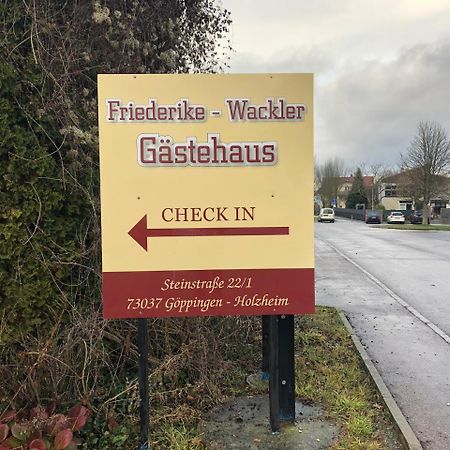 Friederike Wackler Gastehaus Aparthotel Göppingen Exterior foto