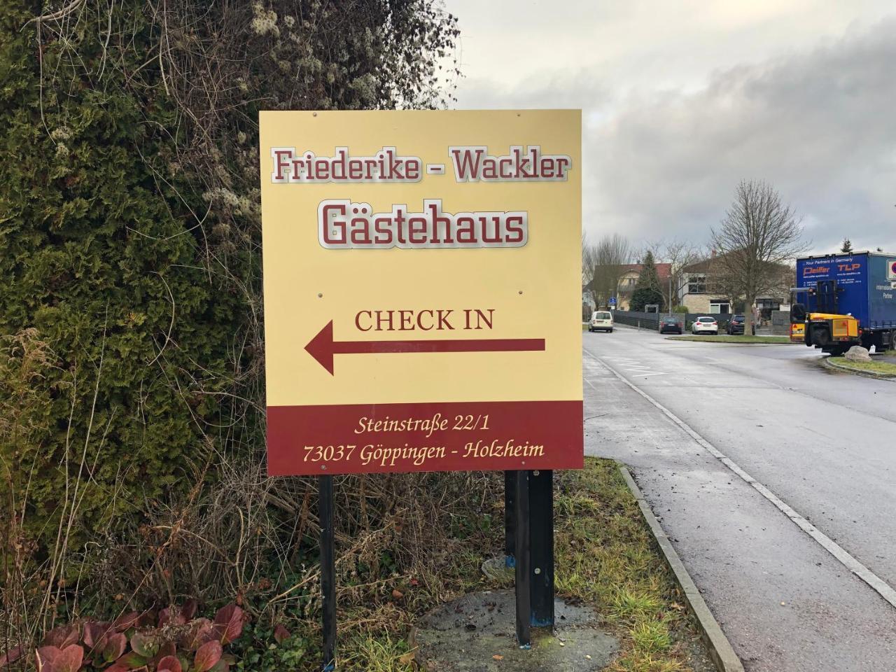 Friederike Wackler Gastehaus Aparthotel Göppingen Exterior foto